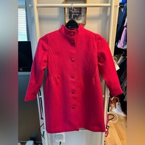 Brooks Brothers pink coat